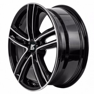 Aluminijski naplatak RC Design RC27 7x17 5/112 ET45 V7 Crno Polirana/Schwarz Glanz Voll-Poliert - EAN kod 4250996316852
