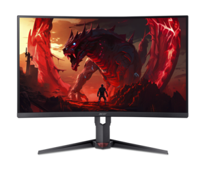Acer Nitro XZ323QUZ1bmiiprx, UM.HX3EE.105, 31.5" QHD VA, 280Hz, 5ms, 2x HDMI, DisplayPort, zvučnici, Pivot, zakrivljeni, monitor