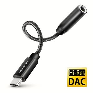 Axagon ADA-HC audio adapter, USB-C, 3.5 mm stereo jack
