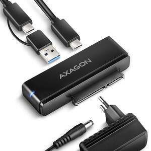 Axagon ADSA-FPX adapter za SSD/HDD 2.5"/3.5", USB-C, 10Gbps