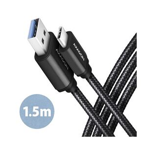 Axagon BUCM3-AM15AB kabel, USB-C na USB-A 3.2 Gen1, 1.5m, crna