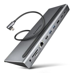 Axagon MC-4KX3 docking station, 11u1, USB-C, 5Gbps, 4K