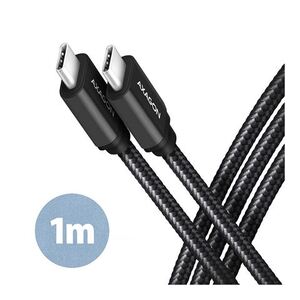 Axagon BUCM3-CM10AB kabel, USB-C 3.2 Gen1, 1m, crna