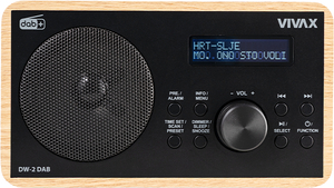 VIVAX VOX radio DW-2, DAB, oak