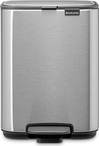 Brabantia Bo kanta s pedalom, 4 l, mat čelik