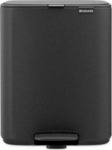 Brabantia Bo kanta s pedalom, 12 l, mineralna siva