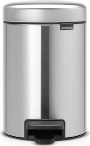Brabantia NewIcon kanta s pedalom, 3 l, mat čelik