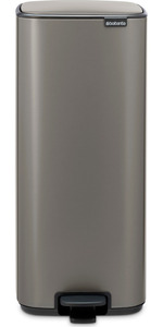 Brabantia Bo kanta s pedalom, 30 l, platina