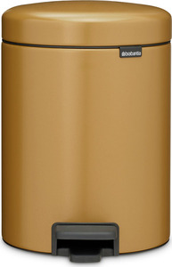 Brabantia NewIcon kanta s pedalom, 5 l, topla zlatna