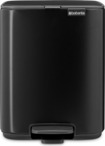 Brabantia Bo kanta s pedalom, 7 l, mat crna