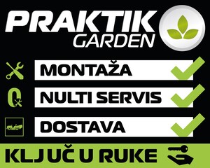 Praktik Garden ključ u ruke - nulti servis, sklapanje, dostava na adresu