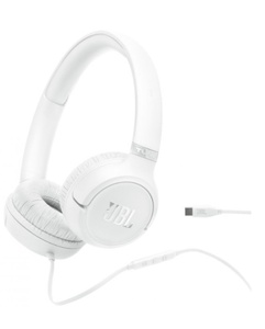 JBL Tune 530, žične USB-C on-ear slušalice, bijele