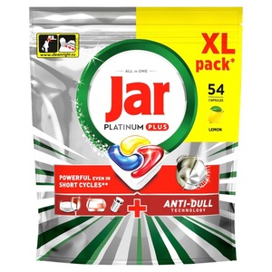 Jar Platinum+, kapsule za strojno pranje posuđa, 54 kom