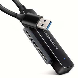 Ladica za disk Axagon, 2.5" HDD/SSD, USB3.2, adapter, crna (ADSA-FP2A)