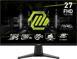 MSI MAG 275F, 27" FHD VA, 180Hz, 0.5ms, 2xHDMI, DisplayPort, zakrivljeni, monitor