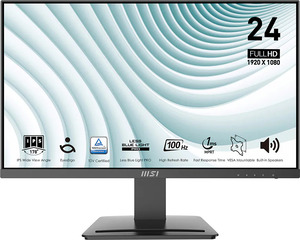 MSI PRO MP243X, 23.8" FHD IPS, 100Hz, 4ms, HDMI, DisplayPort, zvučnici, monitor