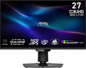 MSI MAG 274UPDF E16M, 27" UHD IPS, 160Hz, 0.5ms, 2xHDMI, DisplayPort, USB-C, monitor