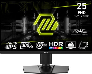 MSI MAG 255PXF, 24.5" FHD IPS, 300Hz, 0.5ms, 2xHDMI, DisplayPort, zvučnici, monitor