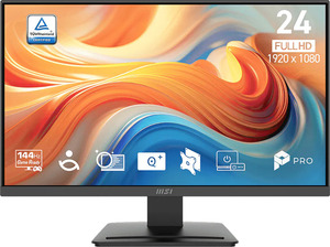 MSI PRO MP241 E14V, 23.8" FHD VA, 144Hz, 4ms, HDMI, DisplayPort, monitor