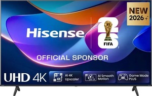 Hisense 58" UHD Smart TV 58A6S, 4K Ultra HD, VIDAA Smart, 60Hz Game Mode Plus