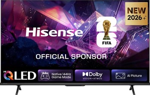 Hisense 43" Hi-QLED Smart TV 43E7S PRO, 4K Ultra HD, VIDAA Smart, 144Hz Game Mode