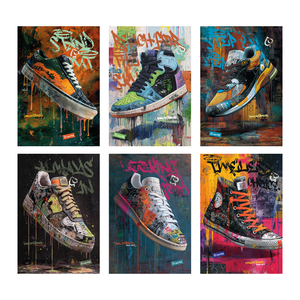 Set bilježnica Premium sneakers, A4 kvadratići, 42 lista, meki uvez, 10 KOM