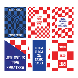 Set bilježnica Igraj moja Hrvatska, A4, kvadratići, meki uvez, 10 KOM