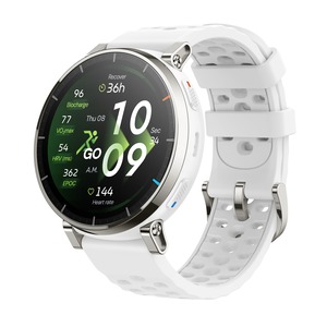 Amazfit Active 3 Premium, 45mm, Aero White, silikonski remen, pametni sat