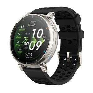 Amazfit Active 3 Premium, 45mm, Apex Silver, silikonski remen, pametni sat