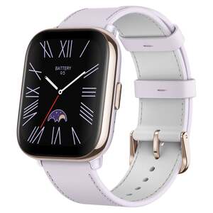 Amazfit Active, 42mm, Lavender Purple, kožni remen, pametni sat