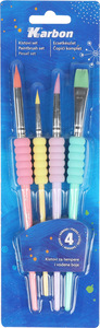 Karbon Macaron soft grip kistovi set soft grip, 4 kom
