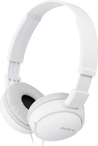 Sony MDR-ZX110, žičane naglavne slušalice, bijele (MDRZX110W.AE)