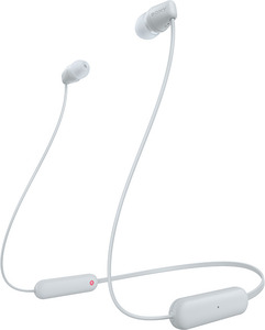 Sony WI-C100, bežične In-Ear slušalice, bijele (WIC100W.CE7)