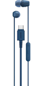 Sony IER-EX15C, žičane In-Ear slušalice, USB-C, plave (IEREX15CL.CE7)