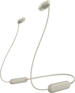 Sony WI-C100, bežične In-Ear slušalice, bež (WIC100C.CE7)
