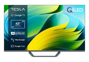 Tesla 43" QLED TV Q43E655GUS, 4K UHD, Google Smart TV