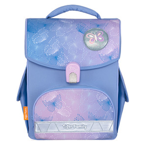 Školska torba, ergonomska, TIGER FAMILY, Jolly Lite Butterfly Illusion