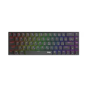 MS ELITE K-702C, mehanička, Red switch, US ANSI, gaming tipkovnica, veličina 65%, RGB, žičana, crna, MSP10041