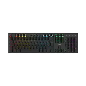 MS ELITE K-701C, mehanička, Red switch, US ISO, gaming tipkovnica, veličina 100%, RGB, žičana, crna, MSP10040