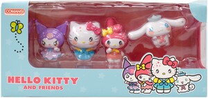 Hello Kitty & Friends figurice, Deluxe Gift Box, 4 kom