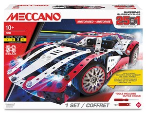 Meccano 25 Supercar, multi model set