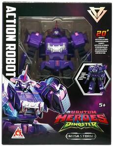 Dinoster akcijska figura robot Mosa Storm, 13 cm