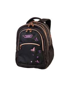 Školski ruksak, TARGET, 2U1 CURVED BUTTERFLY ROSE