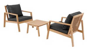 Hesperide set vrtnog namještaja Tiwi 85 x 76,6 x 250 cm, bež, 3/1