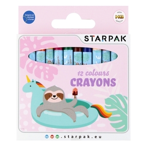 Pastele, voštane, Starpak, Sloth, 12 kom