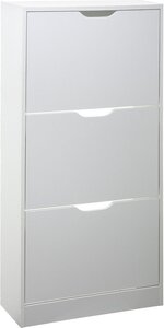 FIVE ormarić za cipele, 3 police, 60x23.3x119 cm, bijeli