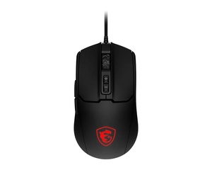 MSI Forge GM100, žični optički miš, 6400 DPI, crni, S12-0402310-HH9