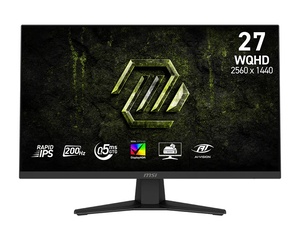 MSI 27" gaming monitor MAG 274QF E20, WQHD, 200Hz, IPS