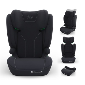 Kinderkraft autosjedalica I-Spark 2 Plus i-Size, 15-36 kg (100-150 cm) bez Isofix-a, Black