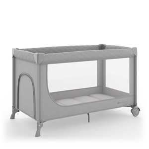 Kinderkraft putni krevetić LEODY UP, s dodacima, Grey